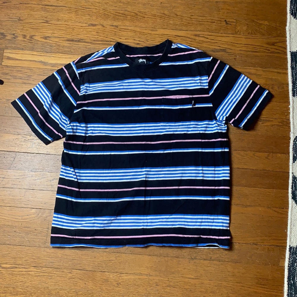 Vintage Stussy Teeshirt striped
